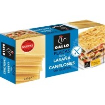 Placas para Lasaña y Canelones 250gr. - Sin gluten - Gallo