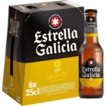 Cerveza Sin Gluten 6x25 cl.- Estrella Galicia