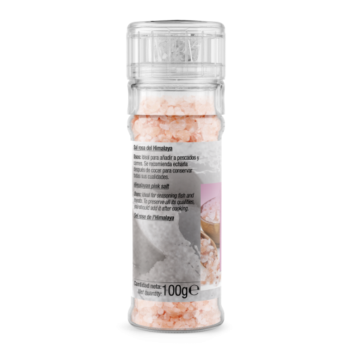 Molinillo sal rosa himalaya Burriac 100 g