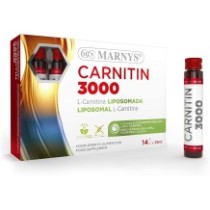 Carnitin 3000 - 14 Viales x 25 ml - Sin Gluten - Marnys