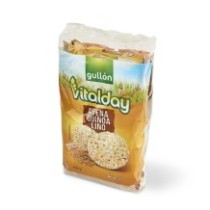 Tortitas de Avena, Quinoa y Lino 115,2 g - Sem glúten - Gullón