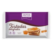 Tostadas Integrales 225 grs. Sin gluten - Airos