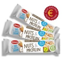 Pack Ahorro Barrita de Coco Alta Proteína 3 unids x35 g - Sin gluten - Emco