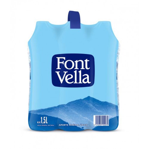 Agua 6x1,5 l. - Font Vella