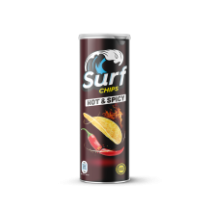 Patatas Sabor Hot & Spice 160 g - Sin gluten  - Surf Chips