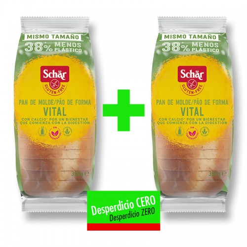1+1 Pan de molde Vital Sin...