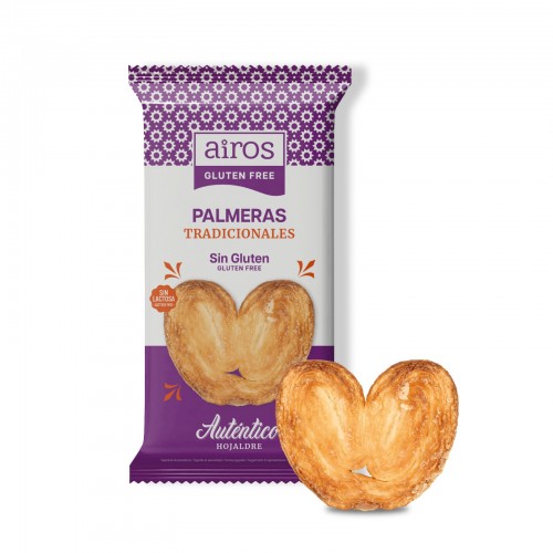 Palmiers 120 g. Sem glúten...