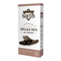 Barquillos al Cacao 80 g - Sin Gluten - Sant Tirs