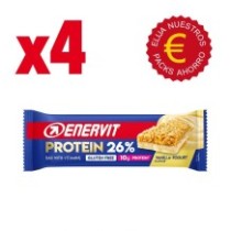 Pack Ahorro Vainilla Bar 4x40g. - Sem glúten - Enervit