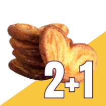 Pack 2+1 Mini Palmeritas Tradicionales. Sin gluten - Puff & Butter