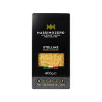 Pasta Stelline 400gr - Massimo Zero - Sin Gluten