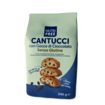 Cantucci con Gocce Cioccolato 240gr - Nutrifree - Sin Gluten