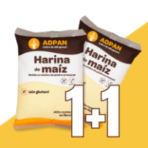 Harina de Maiz 1 kg. Sin gluten - Adpan PROMO 1+1