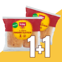 1+1 Ciabatta Tomate y Aceite de Oliva Sem Glúten - Schär - 170 g.