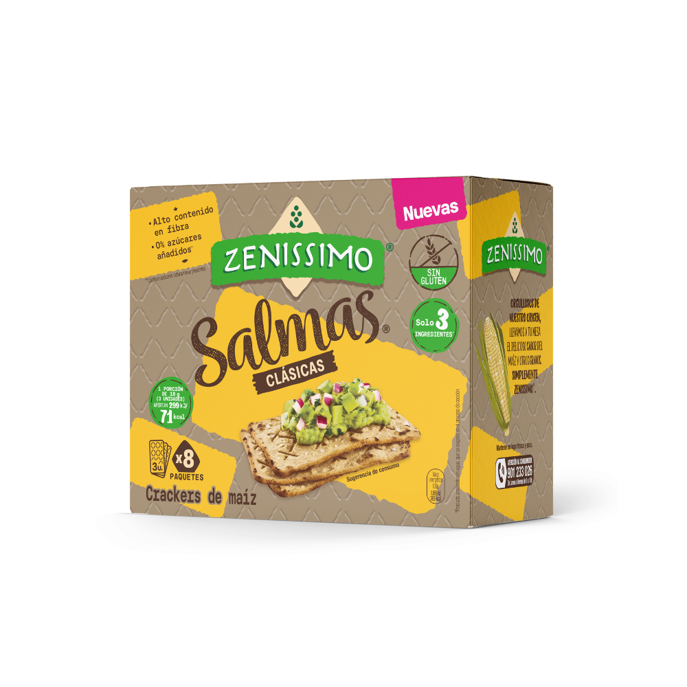 Salmas Clásicas 144gr (8x18g) - Sin Gluten