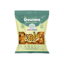 Croutons Cubitos de Pan Horneados - 70 grs. Sin gluten - AbueloBread