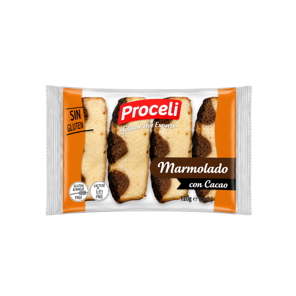 Marmolado Proceli 120g (4x30g) Sem glúten - Proceli