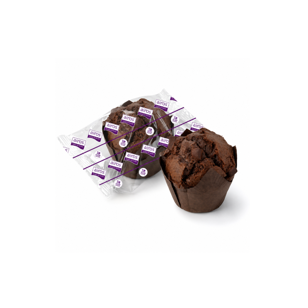 Muffin Cacao Choco Chips 85g - Airos - Sem Gluten