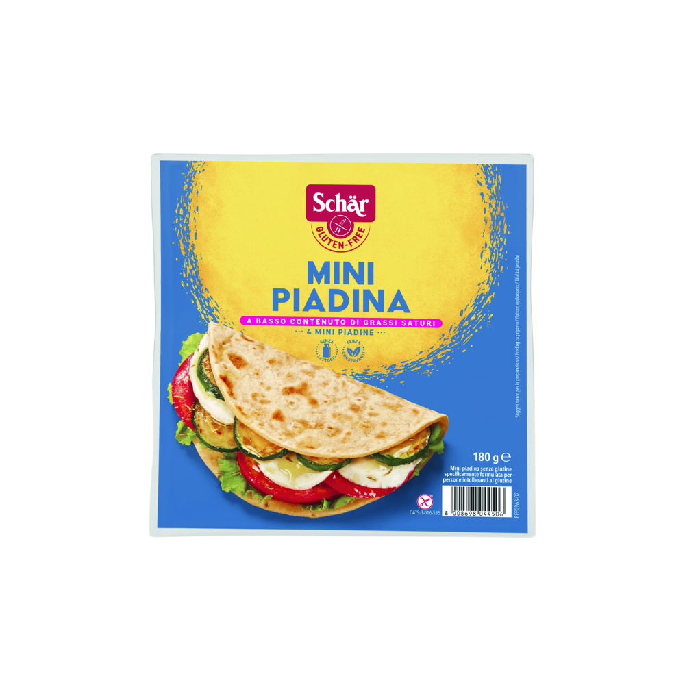 Mini Piadina 180gr (4x45g) - Schär - Sin gluten