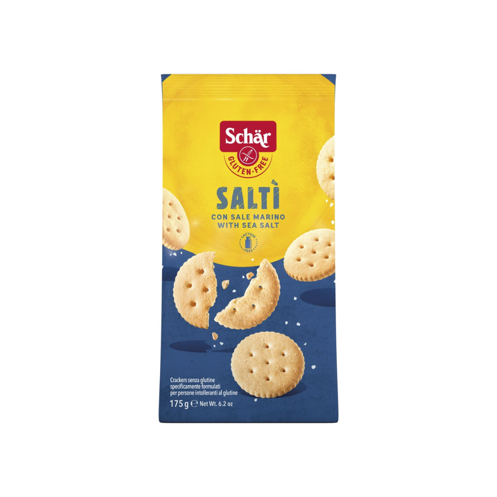 Saltí - Crackers ligeiramente salgados Sem glúten - Schär - 175 grs