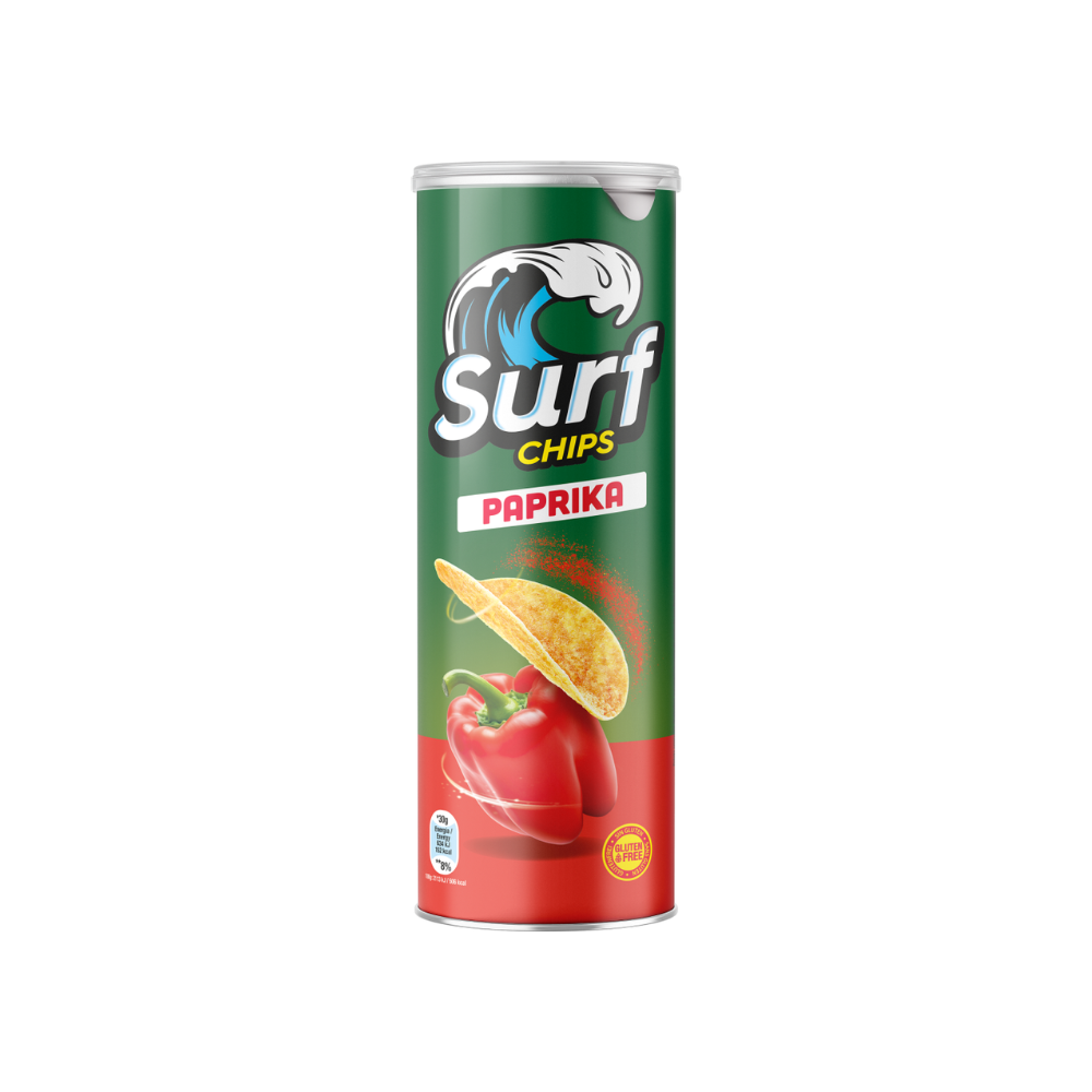Patatas Sabor Paprika 160g - Surf - Sin Gluten