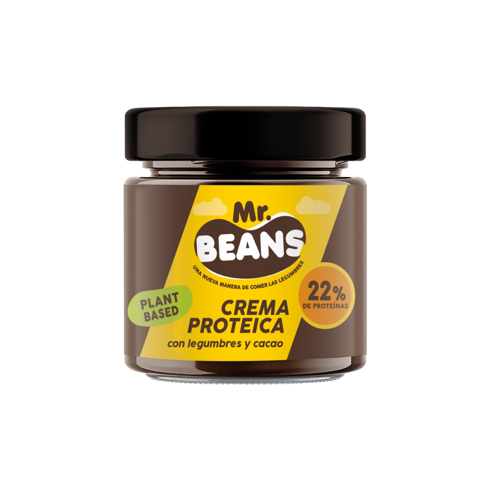 Creme de Leguminosas e Cacau Sem Glúten - Mr. Beans - 200 grs