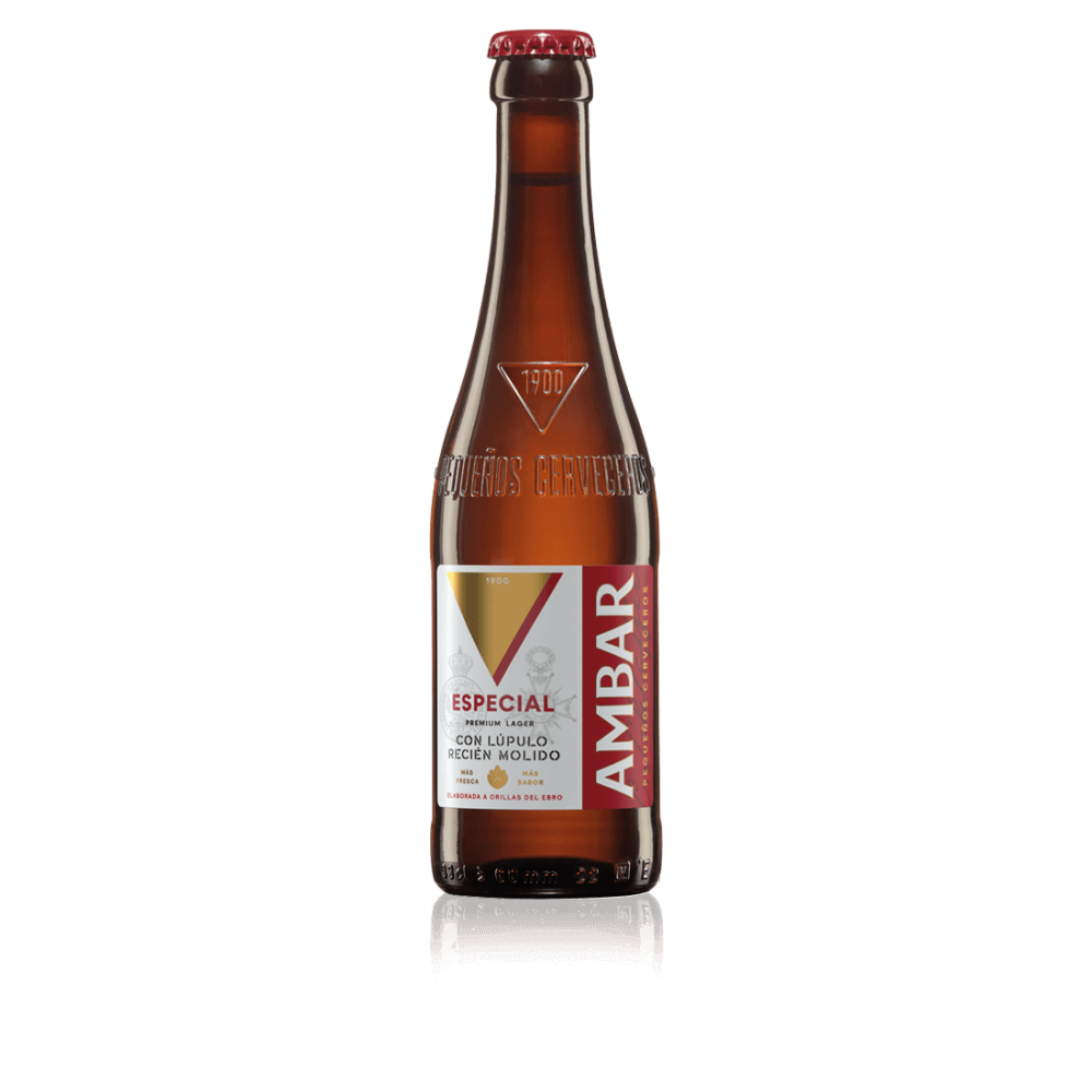 Cerveza Especial 33 cl - Sem gluten - Ambar