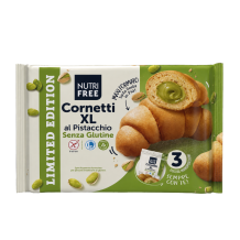 Cornettos XL Rellenos de Crema de Pistacho - Sem Gluten y Sem Lactosa - NutriFree 210 g