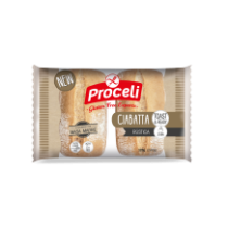 Ciabatta Rústica. 120g (2x60g) Sin gluten - Proceli