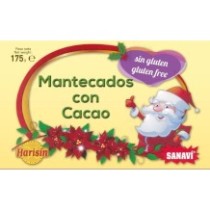 Mantecados con Cacao - 175 gr. Sem glúten - Sanavi