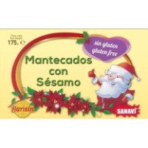 Mantecados con Sésamo - 175 grs. Sin gluten - Sanavi