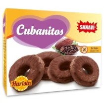 Cubanitos Roscos con Chocolate - 150 gr. Sin gluten - Sanavi
