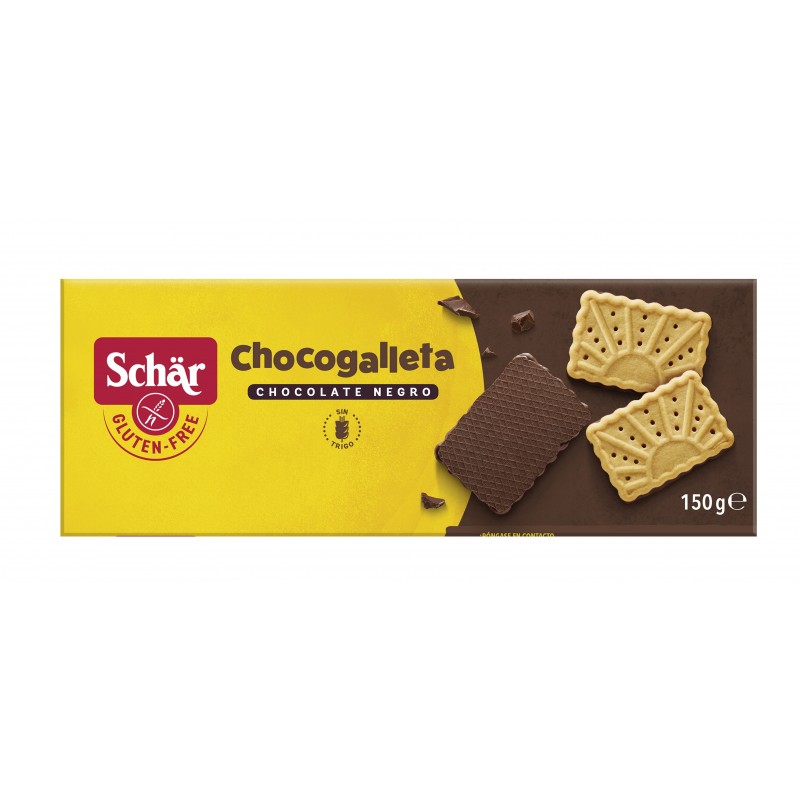 Chocogalleta - Galletas con chocolate Sin gluten - Schär - 150 grs