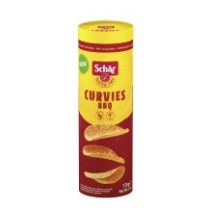 Curvies BBQ - Batatas crocantes - Sem glúten - Schär - 170 grs