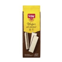 Wafers de Cacau Sem glúten - Schär - 125 grs
